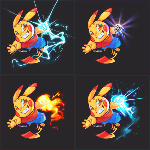 Pikachu SFX Commissions 2 - 2020