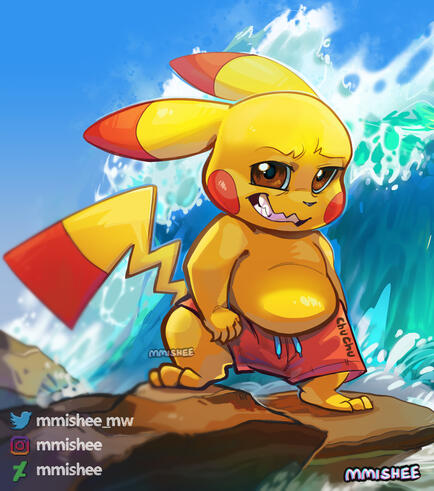Pikachu Polished Commission - 2020