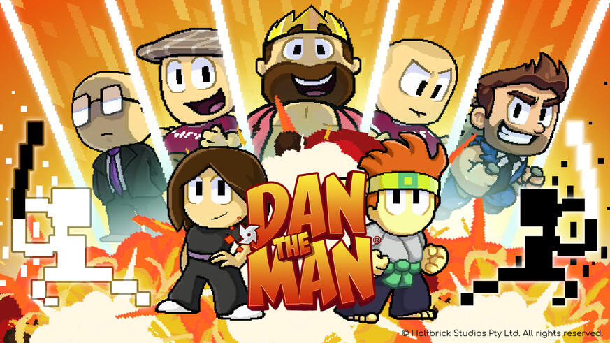 Dan the Man Key Art - 2017